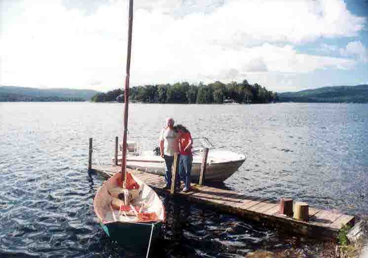 Dad & Patrice: Multichine Dory Dad Built